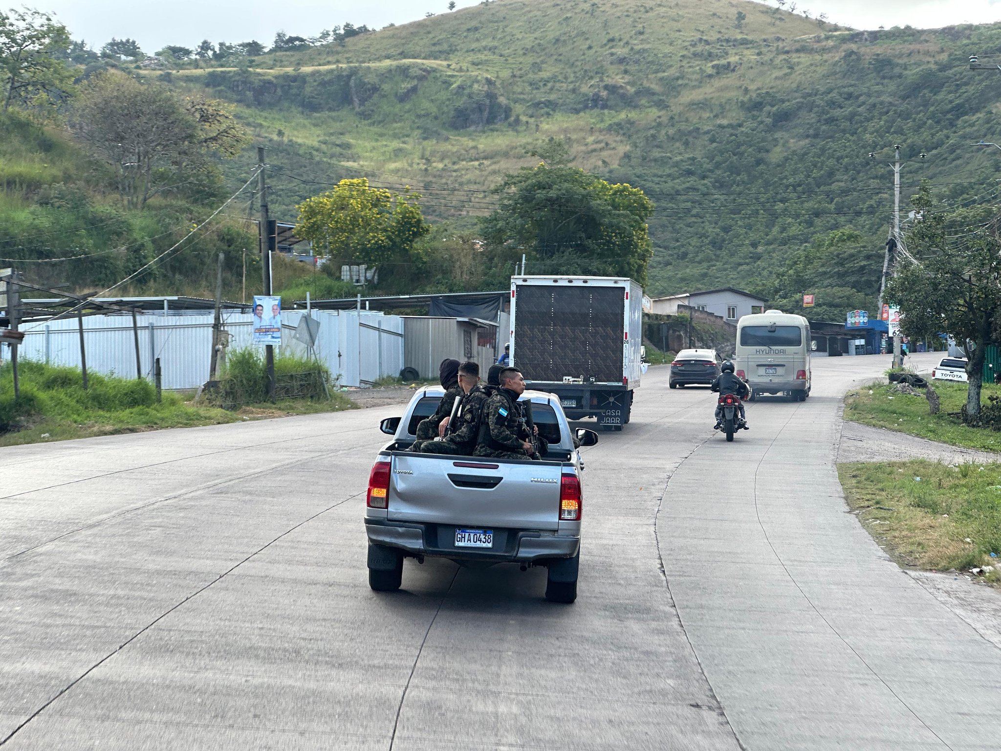 FF.AA. traslada material electoral a municipios del sur de Francisco Morazán bajo estricto resguardo