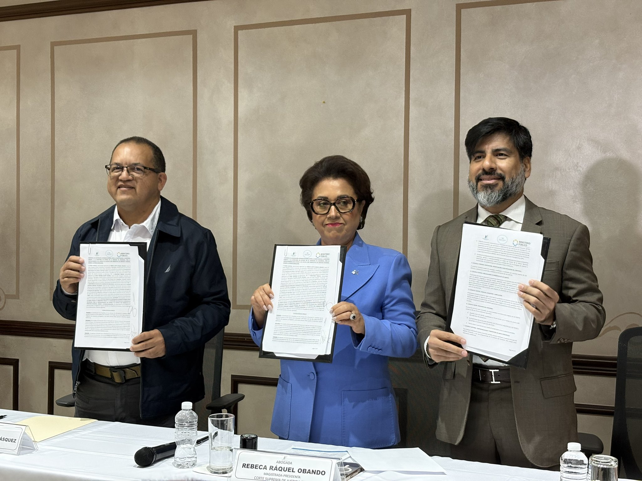 Poder Judicial, Ministerio Público y Seguridad fortalecen coordinación para garantizar derechos humanos