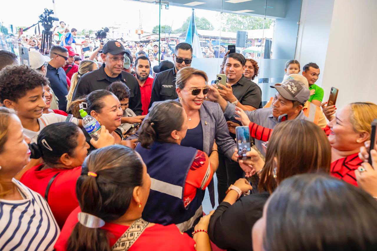 Presidenta Xiomara Castro inaugura remodelación en Delegación Terrestre El Amatillo en la recta final de su mandato