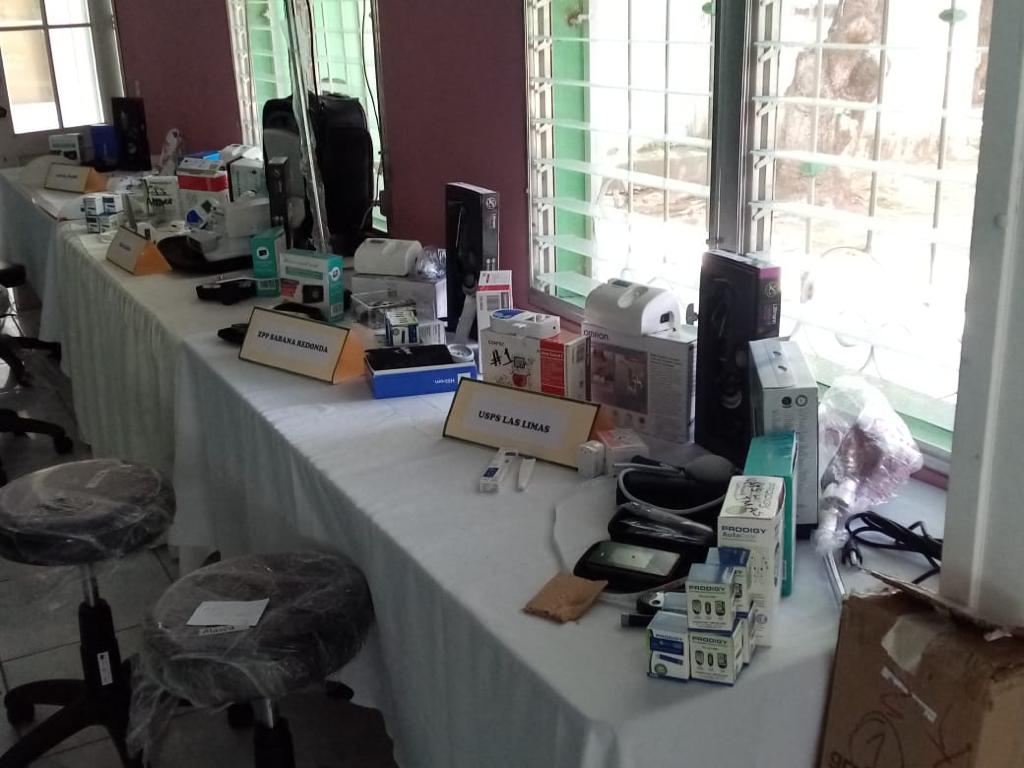 Con el objetivo de fortalecer los servicios de atención primaria, establecimientos de salud de Teupasenti, El Paraíso reciben importante donación