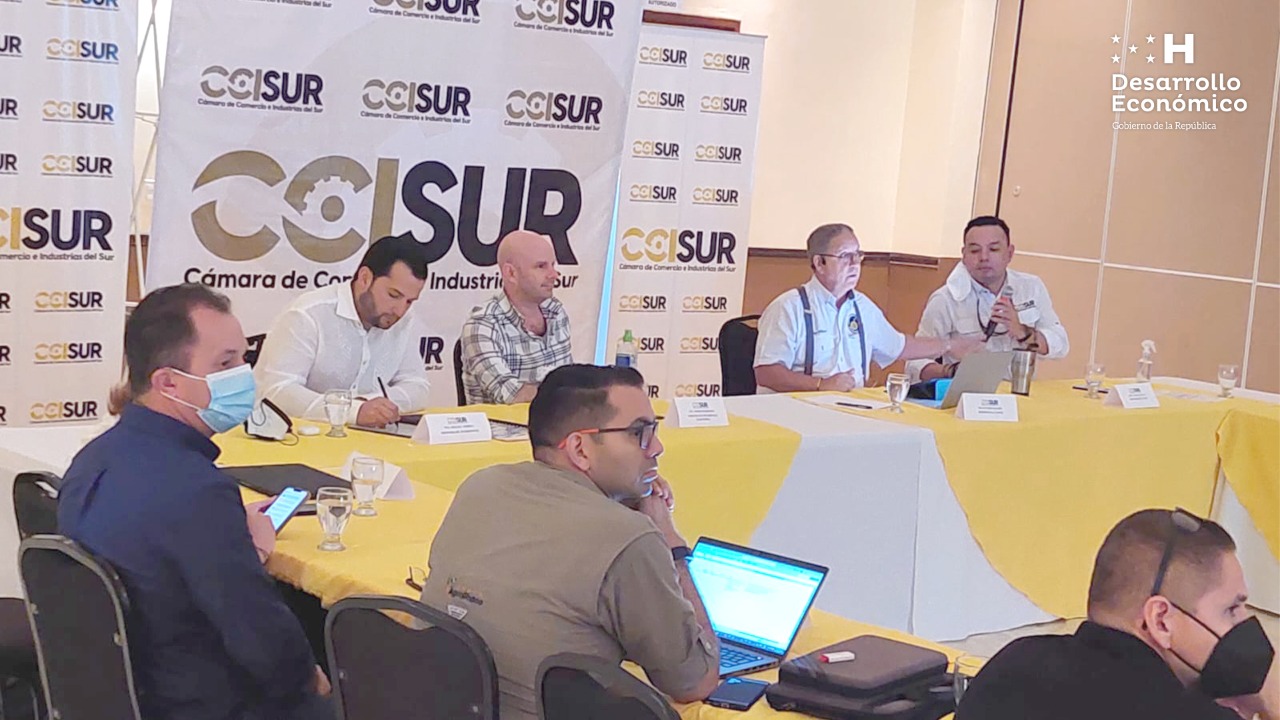 Empresarios del sur del país, exponen demandas a ministros Pedro Barquero y Miguel Medina