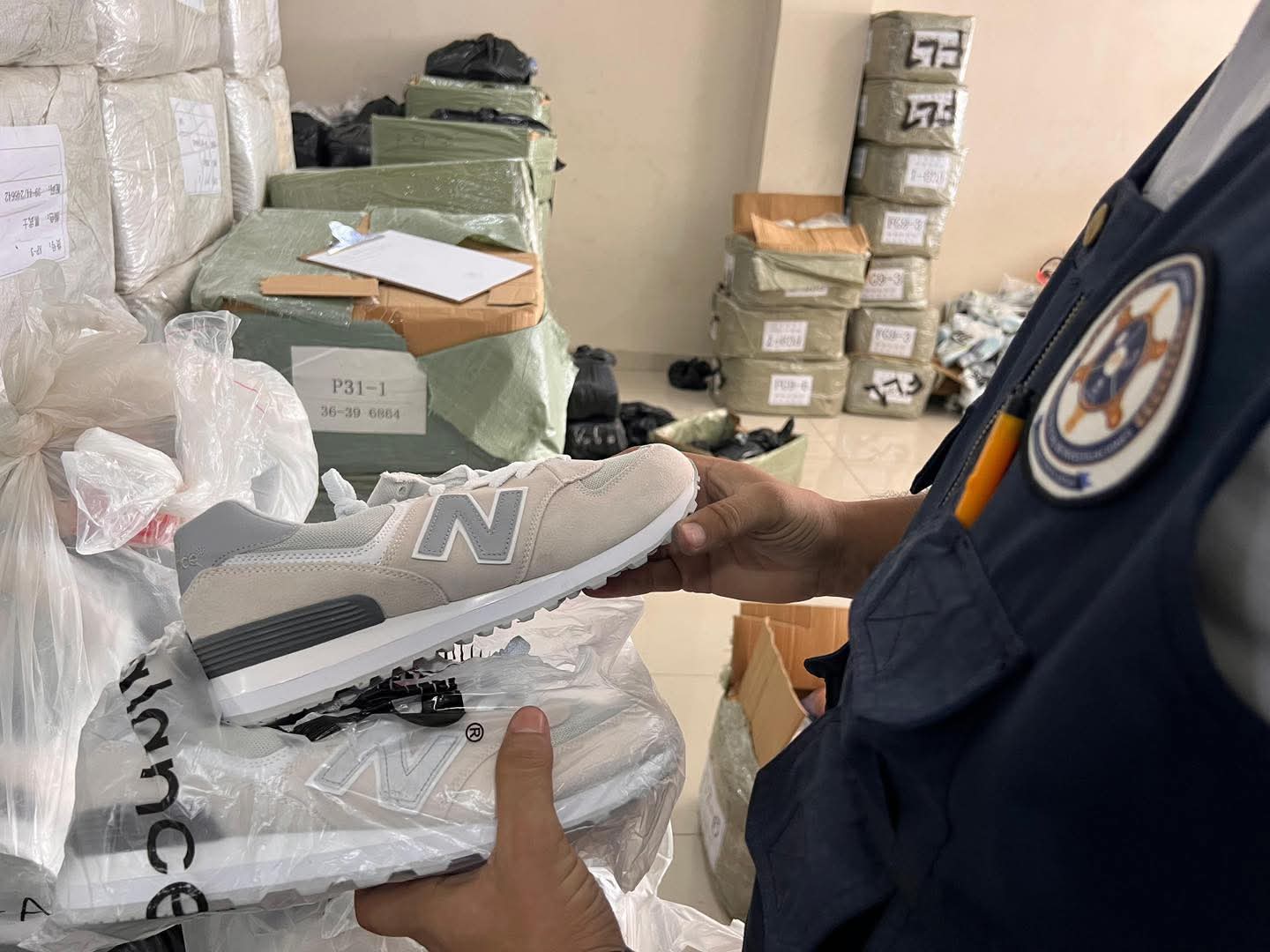 Decomisan mercadería deportiva valorada en 70 millones de lempiras en San Pedro Sula