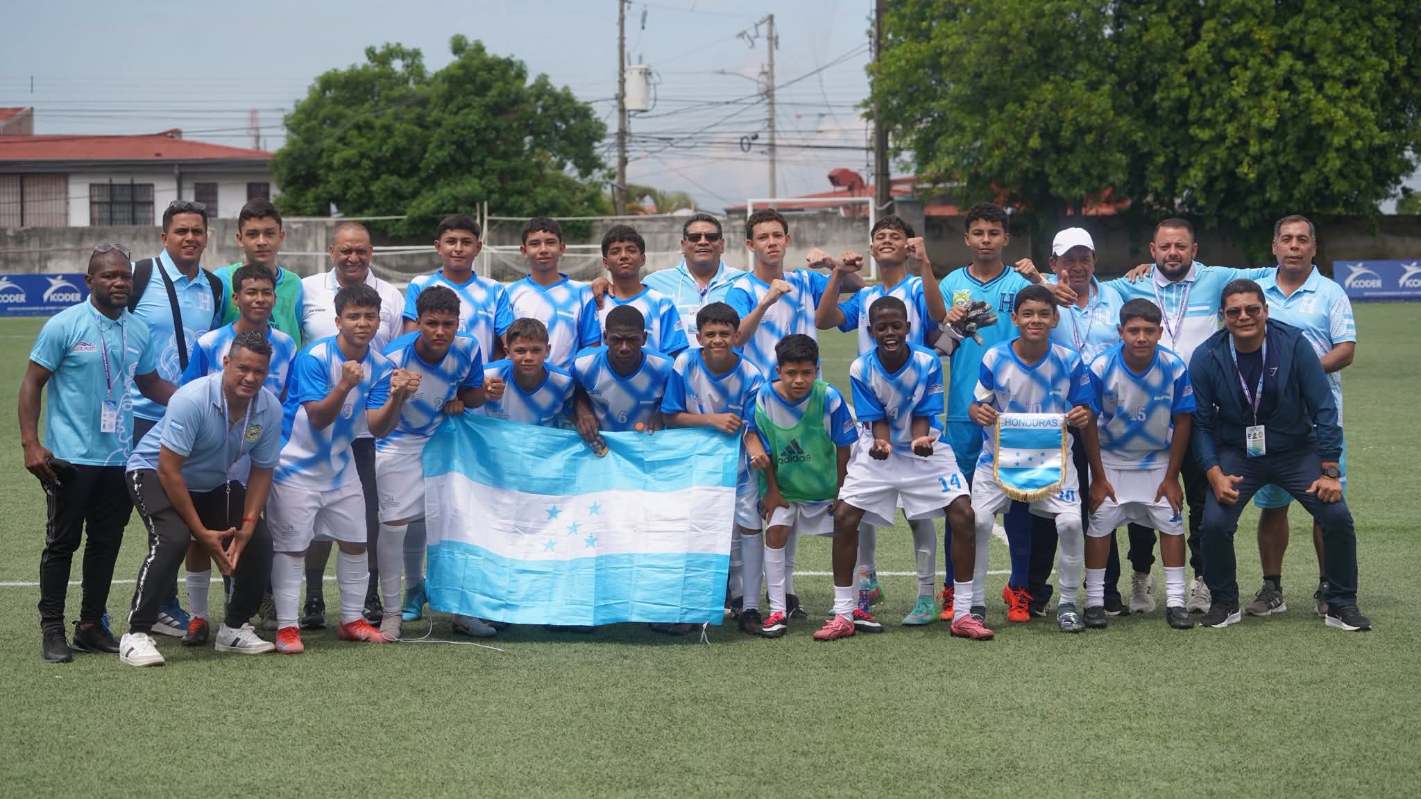 Honduras se queda con medalla de plata en fútbol masculino Sub-14 en Costa Rica