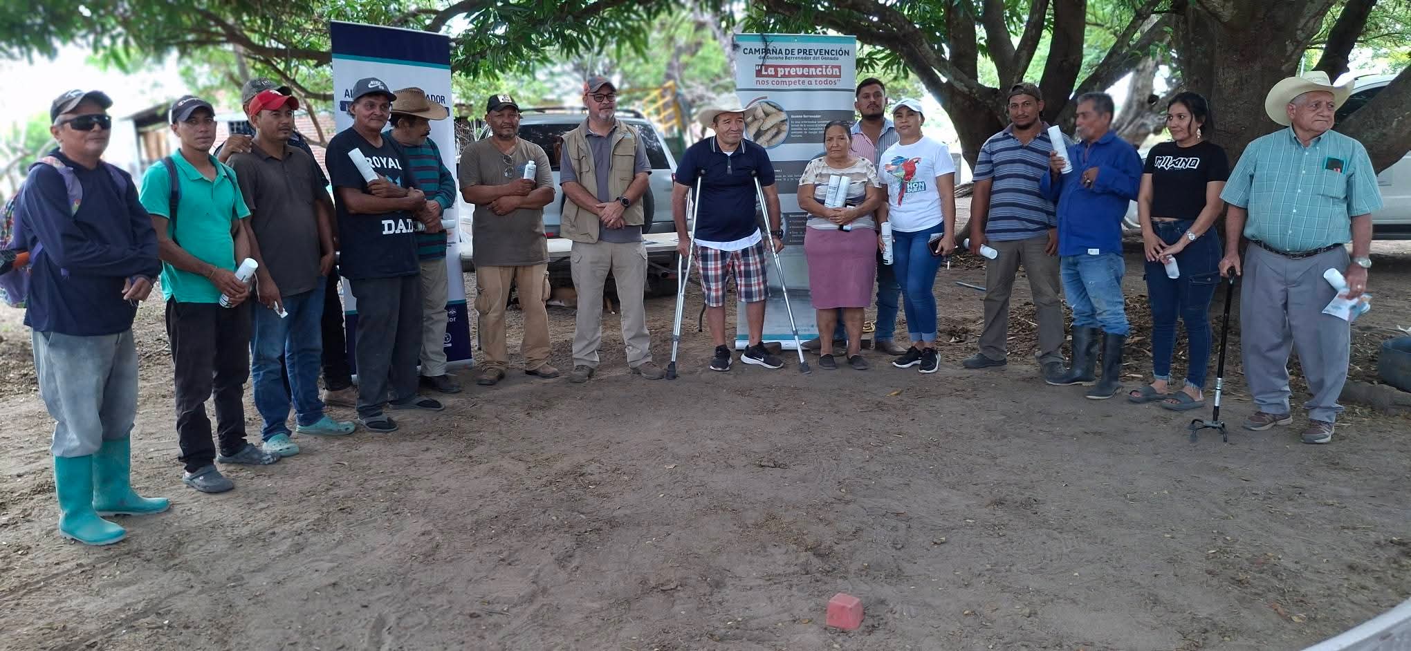 Empresas campesinas son capacitadas en la prevención del gusano barrenador