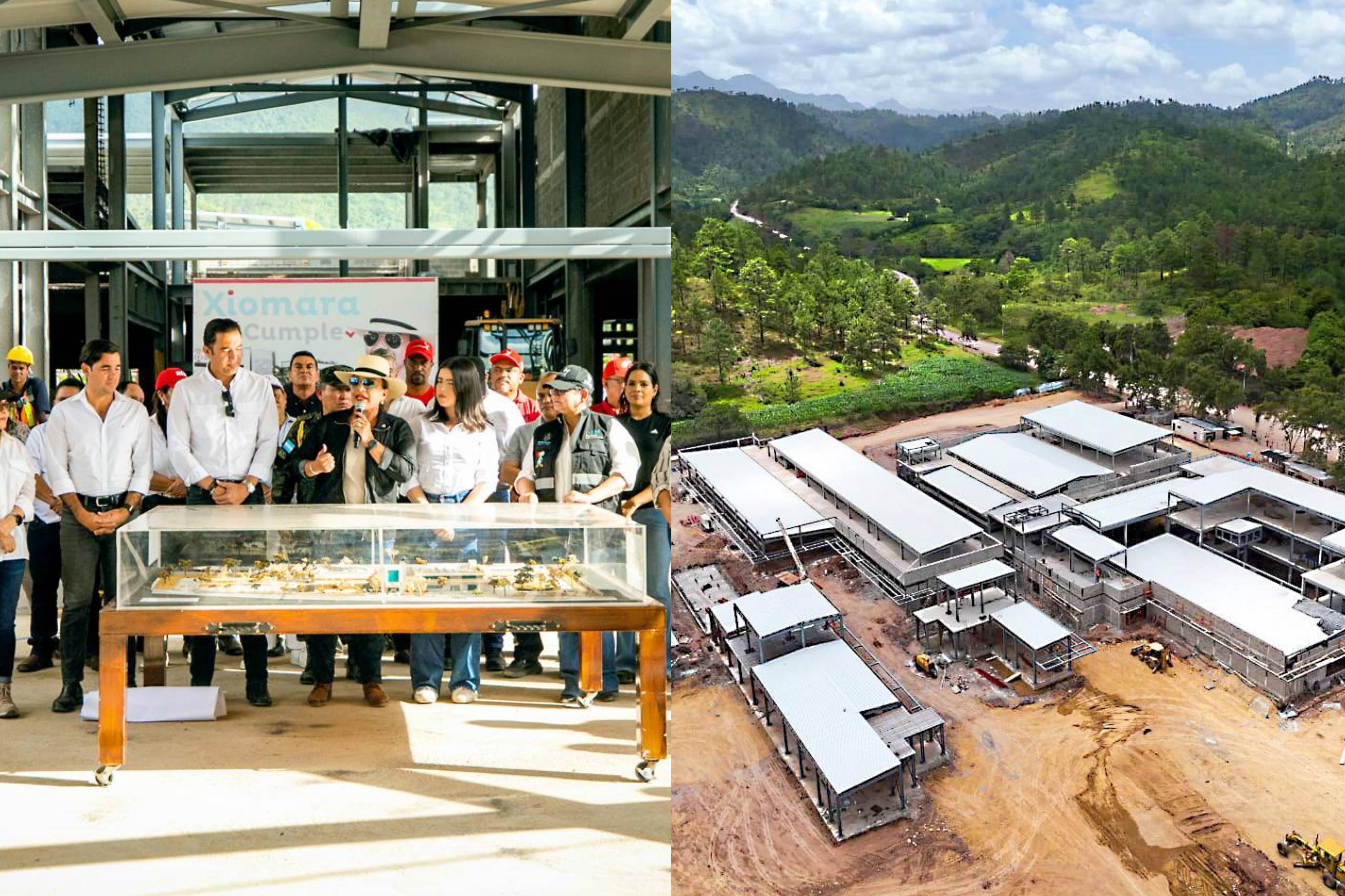 Presidenta Xiomara Castro supervisa Hospital Básico de Salamá, Olancho, con inversión de 1,274 millones de lempiras