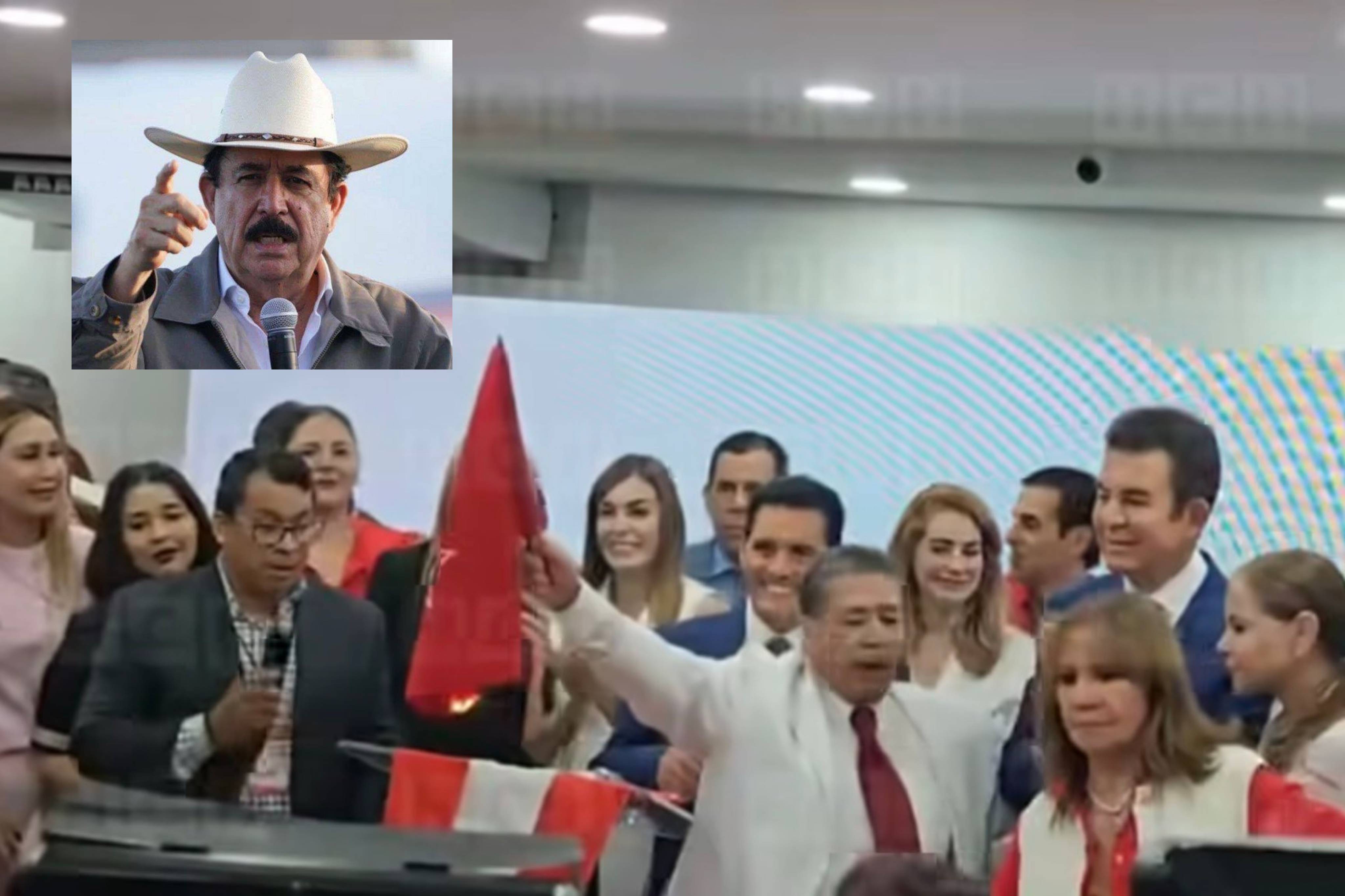 “No podrán quemar la memoria del pueblo”: expresidente Manuel Zelaya responde a Nasralla tras quema de bandera de LIBRE