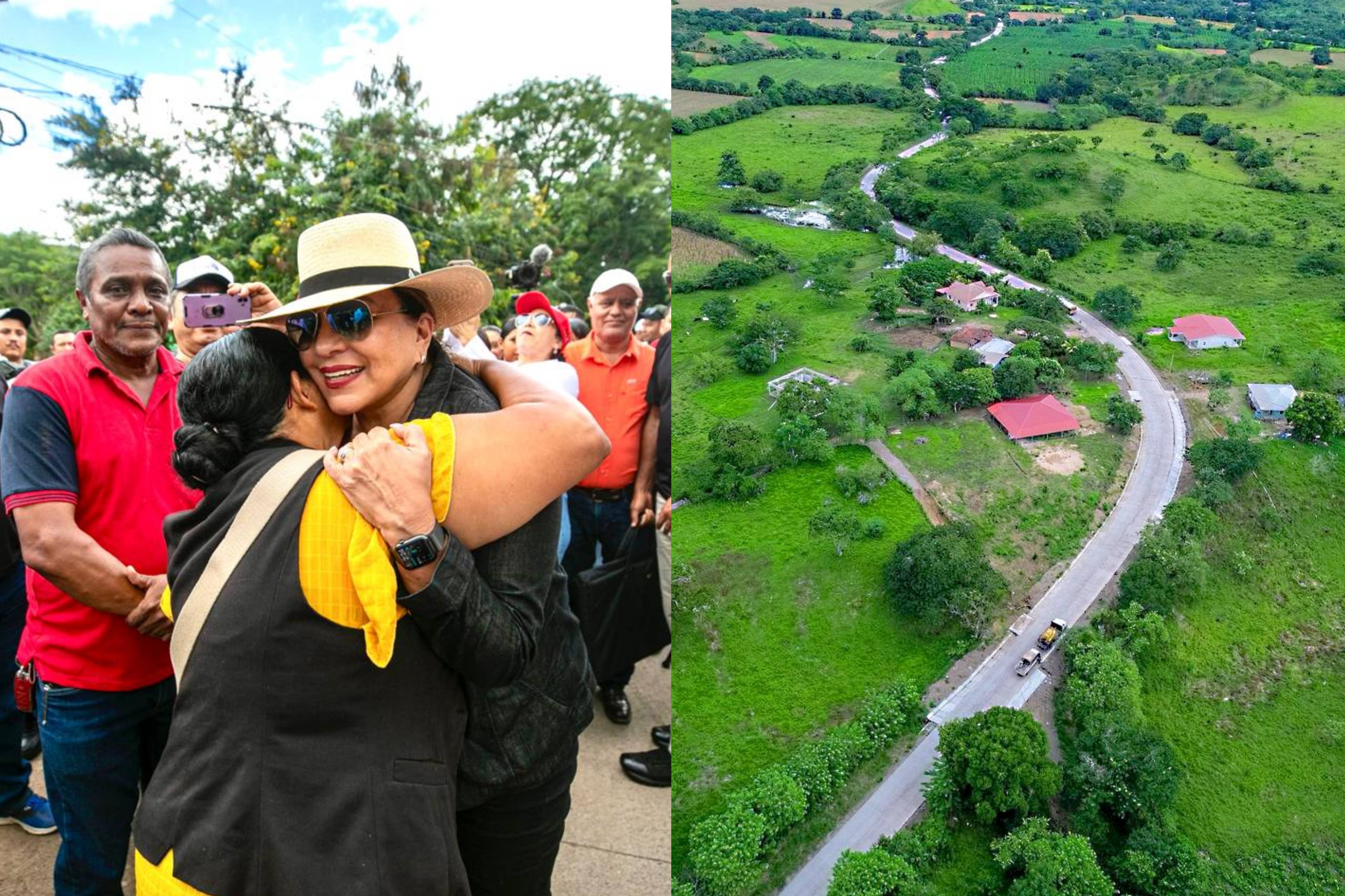 Inversión pública en el gobierno de Xiomara Castro de L93 millones fortalece desarrollo vial en Olancho