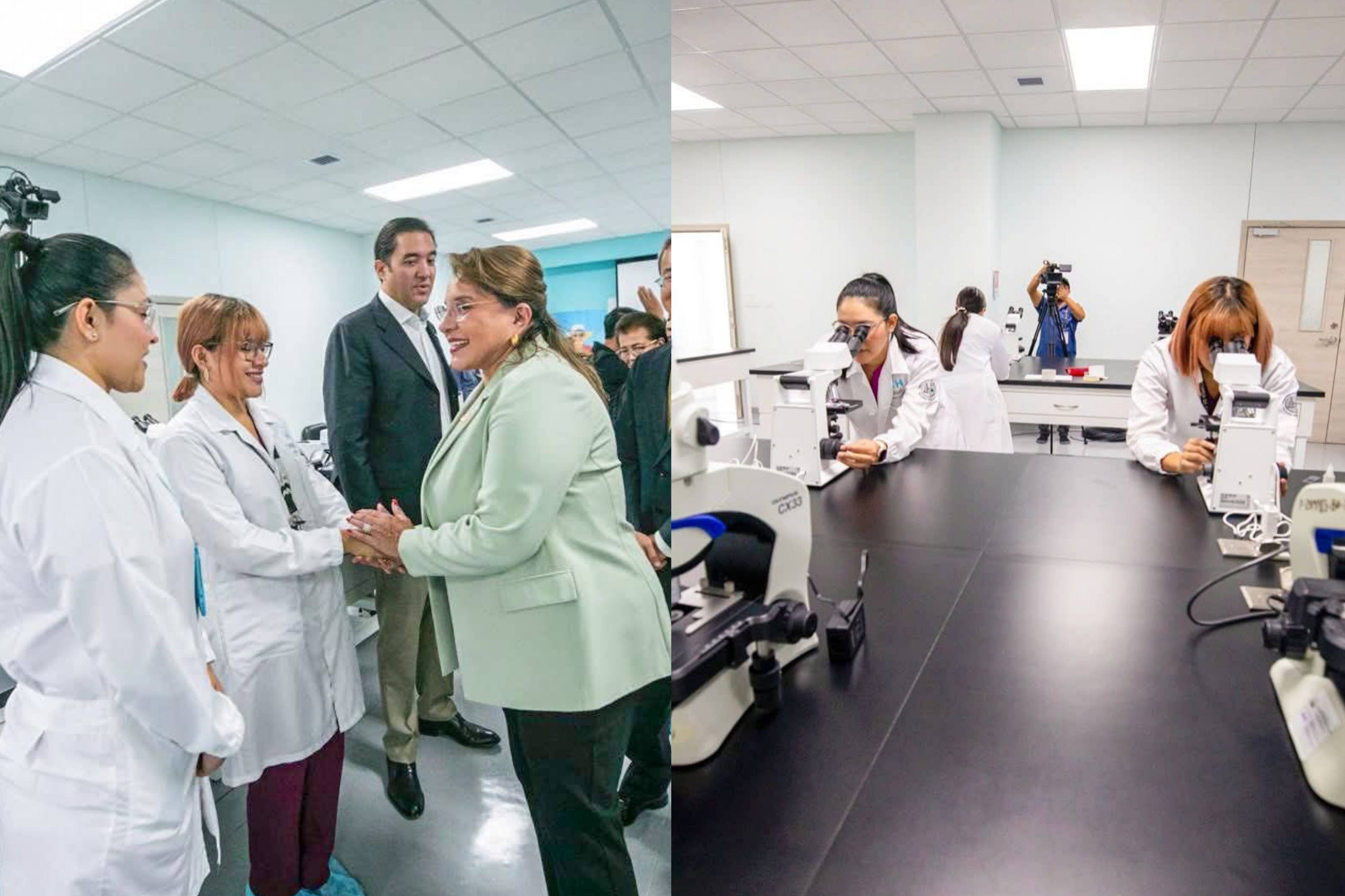 Presidenta Xiomara Castro inaugura Laboratorio Nacional de Vigilancia de la Salud, un nuevo referente regional