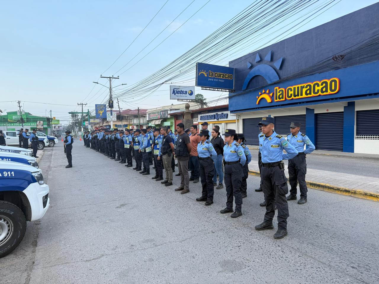 Policía Nacional ejecuta mega operaciones policiales Comayagua