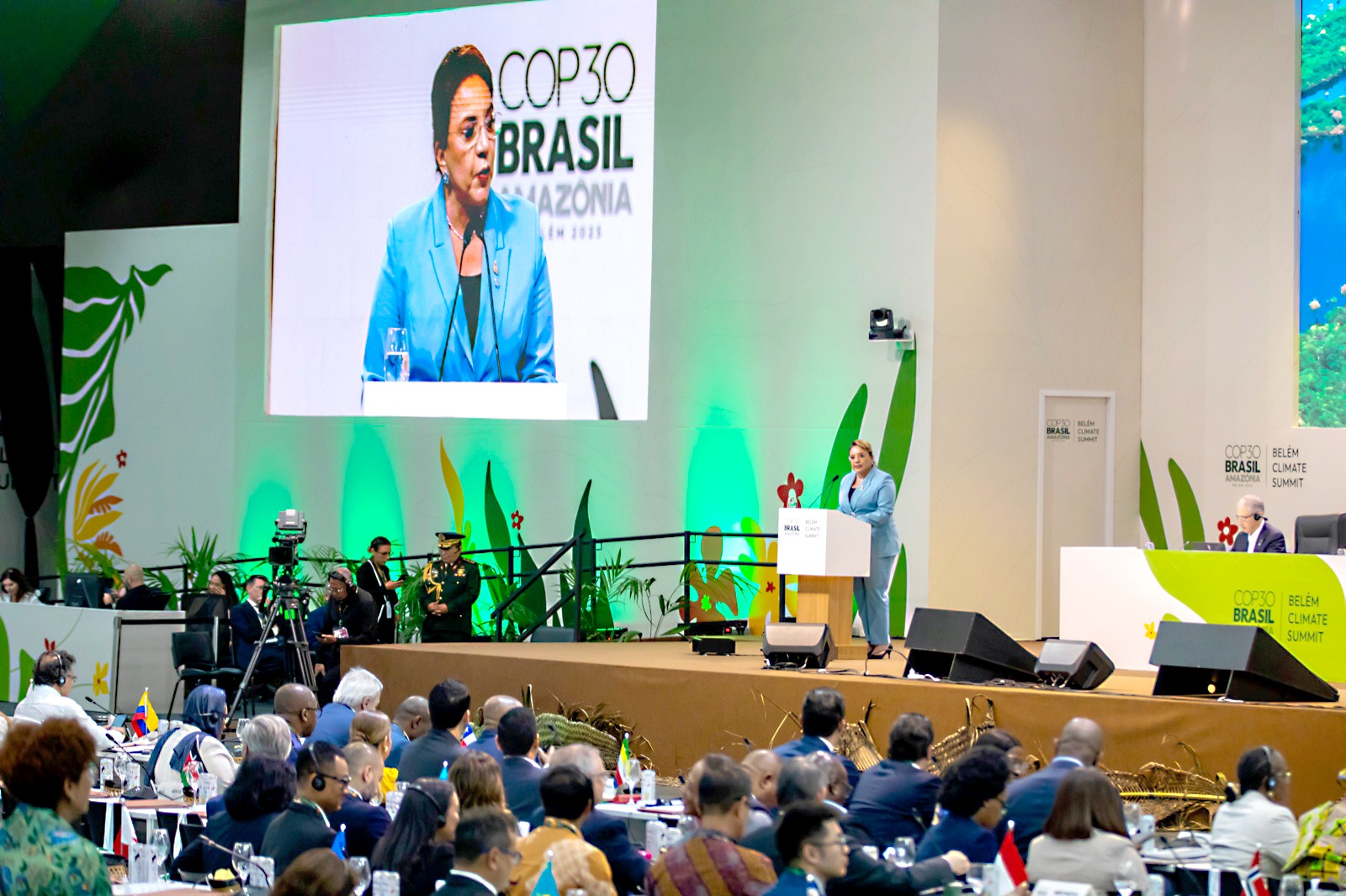Presidenta Xiomara Castro impulsa en la COP30 una agenda de justicia climática y defensa democrática desde el Amazonas