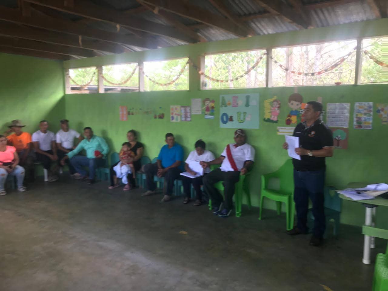 Regional de Olancho en acción en el campo en asesoría con empresas campesinas