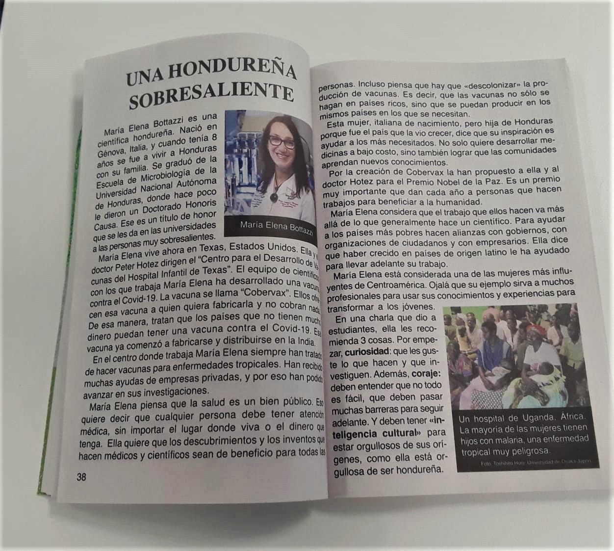 EN SU EDICION 2023
Almanaque Escuela para Todos rinde homenaje a la científica María Elena Botazzi