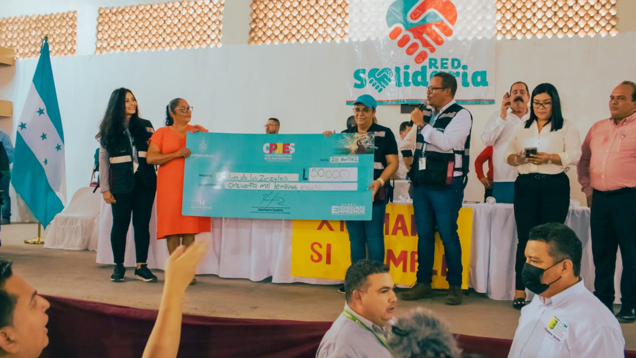 50 millones de lempiras para capitalizar las Cajas Productivas de la Red Solidaria al cierre de 2022