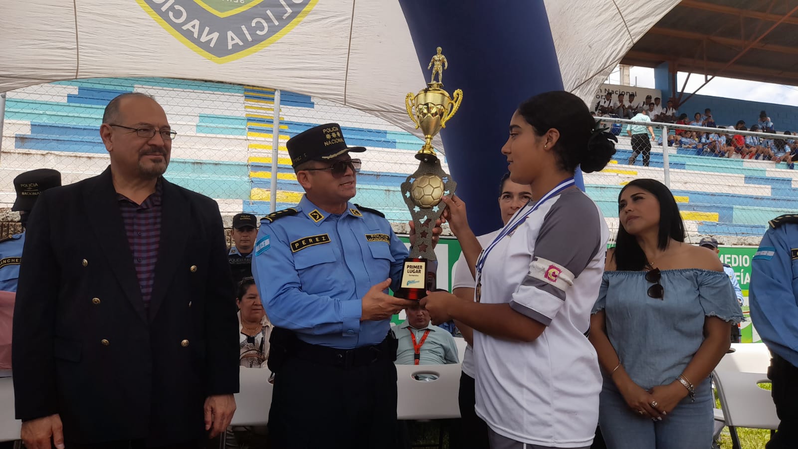 Instituto Central Vicente Cáceres ganador del primer Campeonato Intercolegial organizado por la Policía Escolar