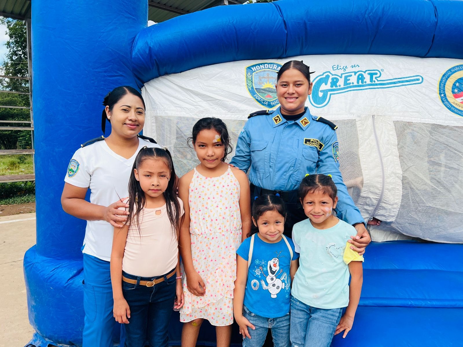 Policía Nacional celebra el día del niño en San José de los Chagüites, Siguatepeque