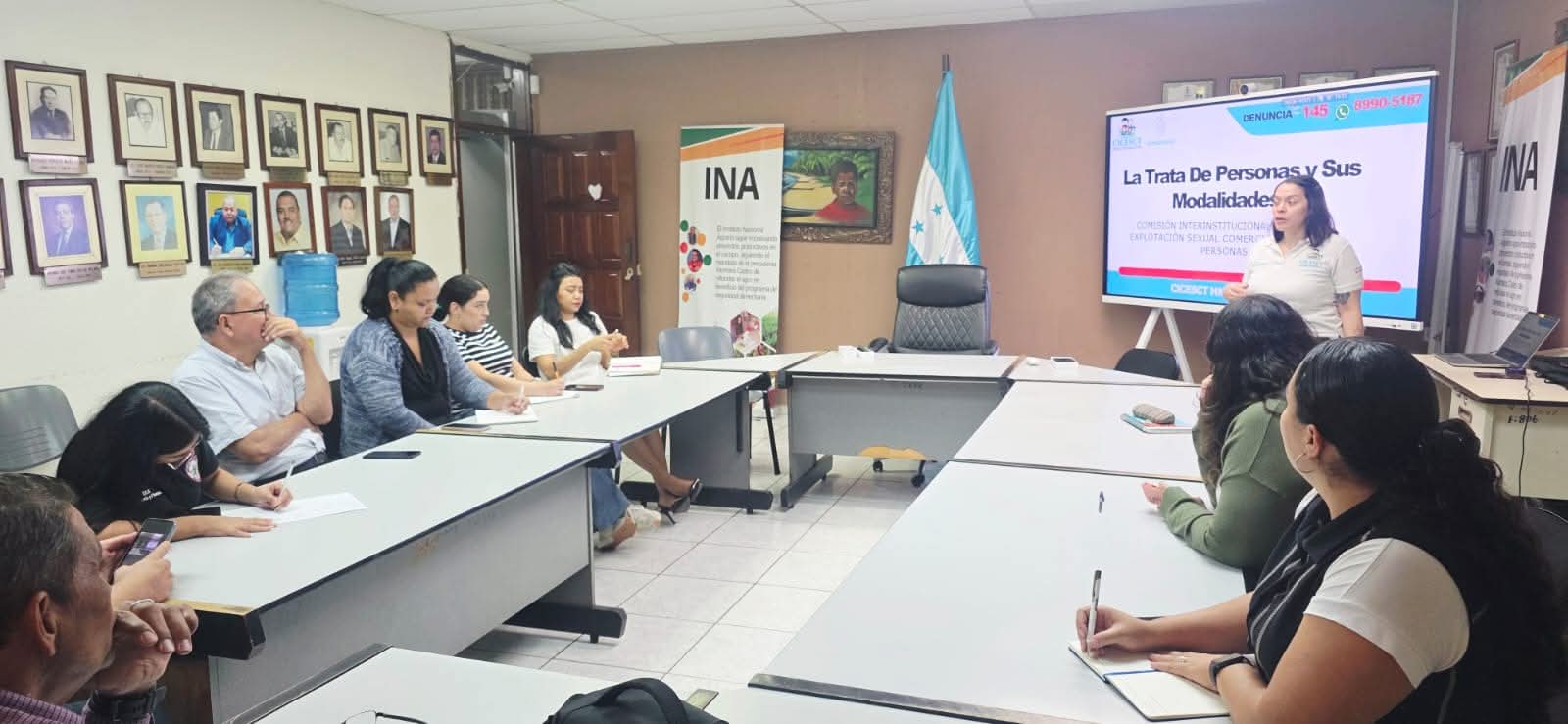 INA fortalece capacidades en la Prevención de la Trata de Personas y Ciberdelitos