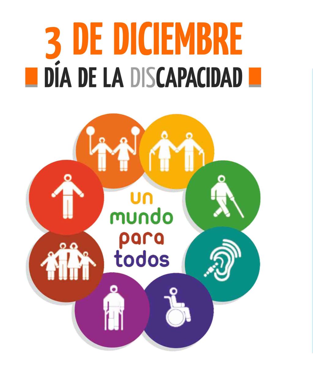 3 de diciembre Día Internacional de las Personas con Discapacidad