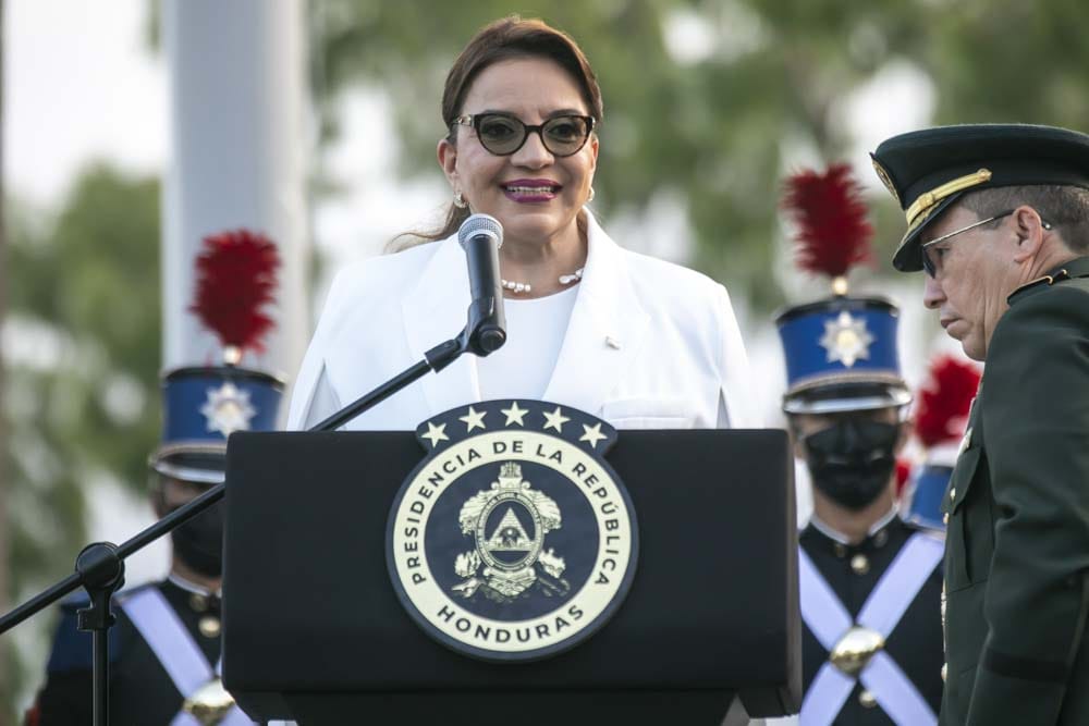 Discurso de la excelentísima presidenta Constitucional de la República, Xiomara Castro Sarmiento hoy jueves 1 de septiembre de 2022, día de la Bandera Nacional