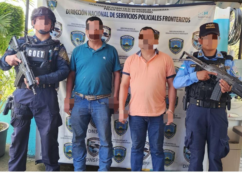 Policía Fronteriza detiene a guatemaltecos que llevaban grano de exportación valorado en más de L500 mil sin documentación por paso clandestino en Copán