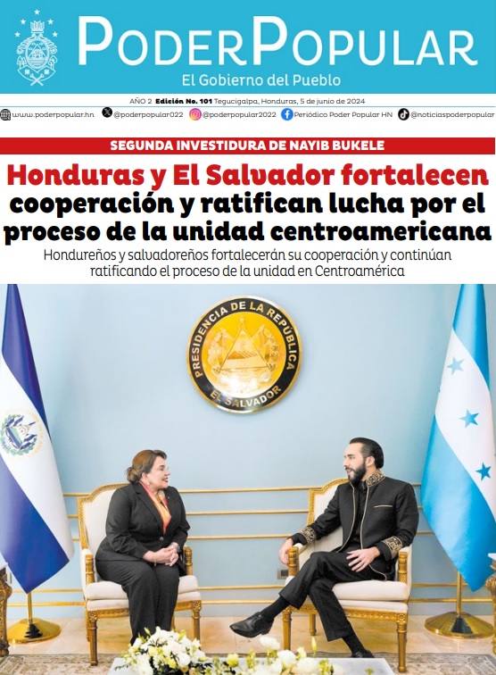 Honduras y El Salvador fortalecen cooperación y ratifican lucha por el proceso de la unidad centroamericana