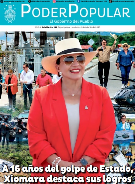 A 16 años del golpe de Estado, Presidenta Xiomara Castro destaca los logros de su gestión a nivel nacional en Honduras