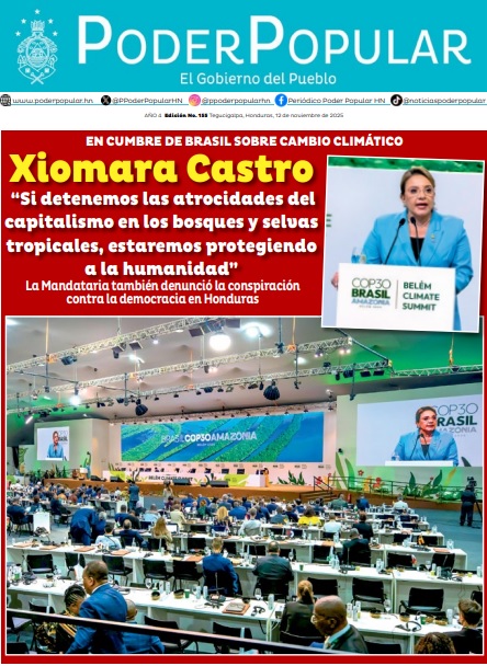 Xiomara Castro: Si detenemos las atrocidades del capitalismo en los bosques y selvas tropicales, estaremos protegiendo a la humanidad