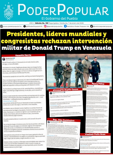 Presidentes, líderes mundiales y congresistas rechazan intervención militar de Donald Trump en Venezuela