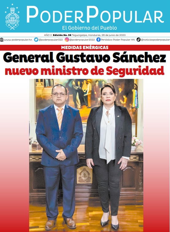General Gustavo Sánchez, nuevo ministro de Seguridad 
