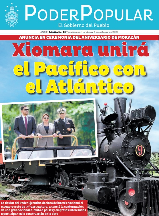 La Presidenta de Honduras, Xiomara Castro, Declaró que el tren interoceánico es un proyecto de interés nacional