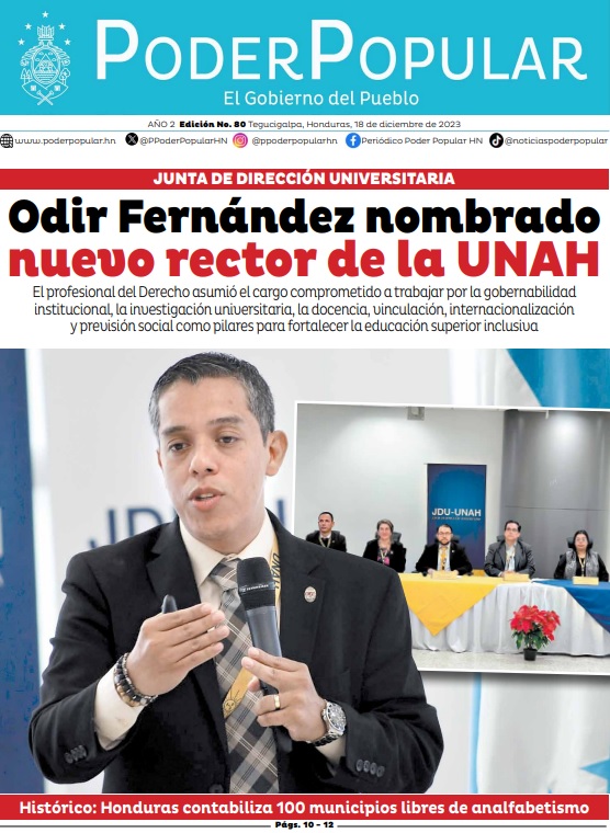 Odir Fernández nombrado nuevo rector de la UNAH