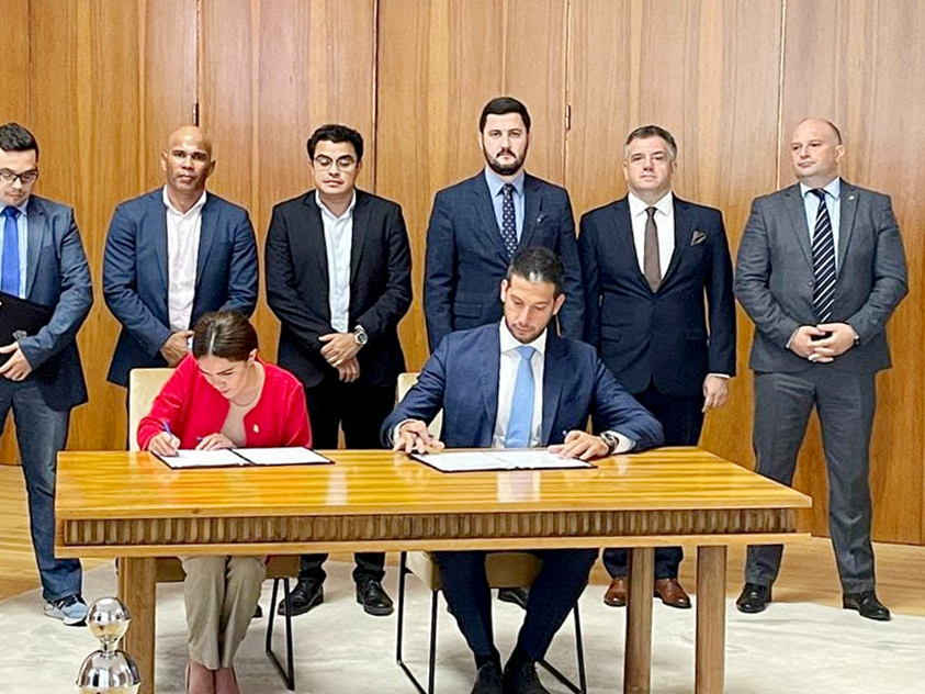 Honduras y Serbia suscriben convenio de cooperación para desarrollar el deporte 