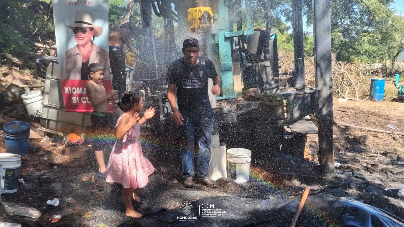 PRONADERS culmina perforación de  pozo en Soledad, El Paraíso